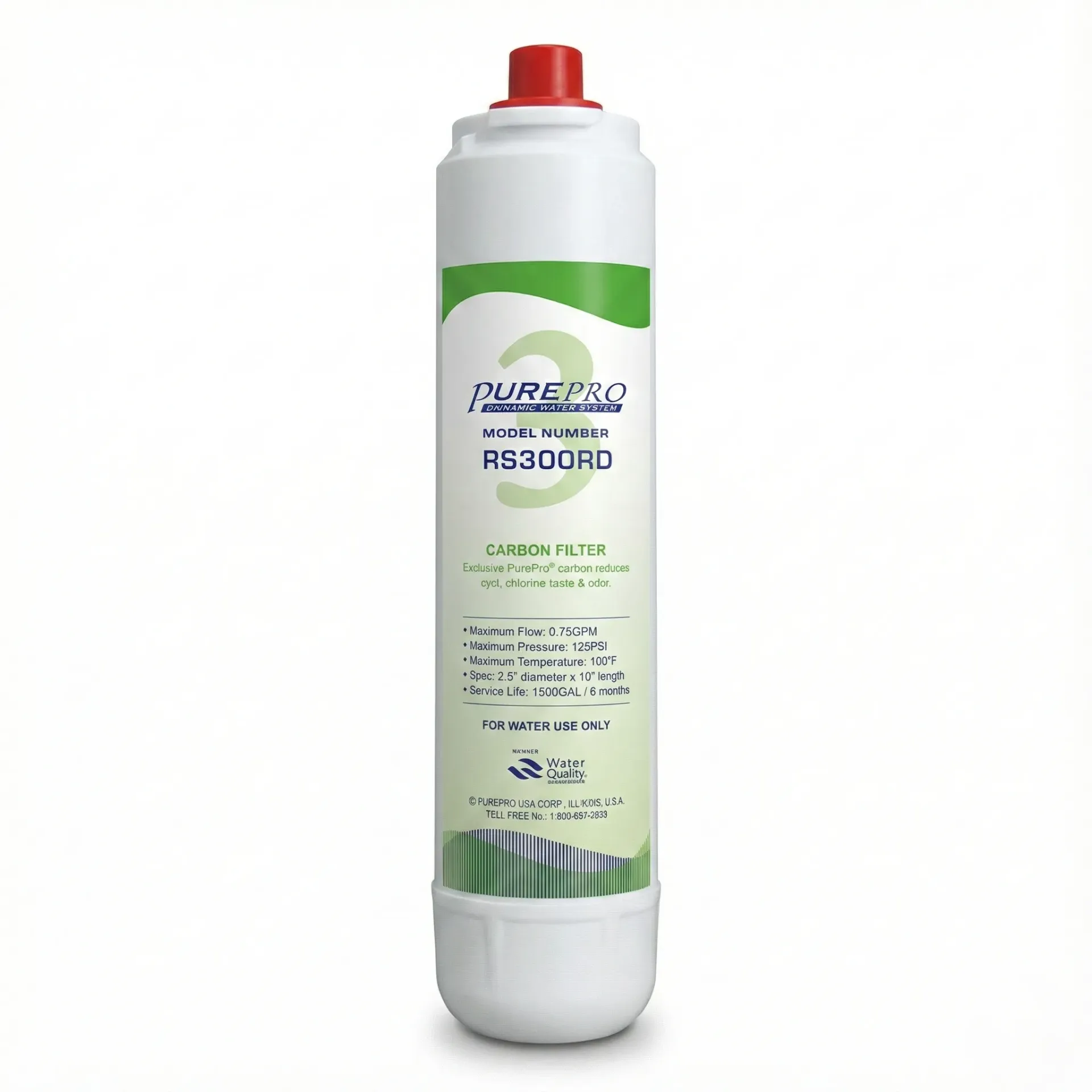 Filtro / Cartucho RS300RD | Carbón Activado (Verde)
