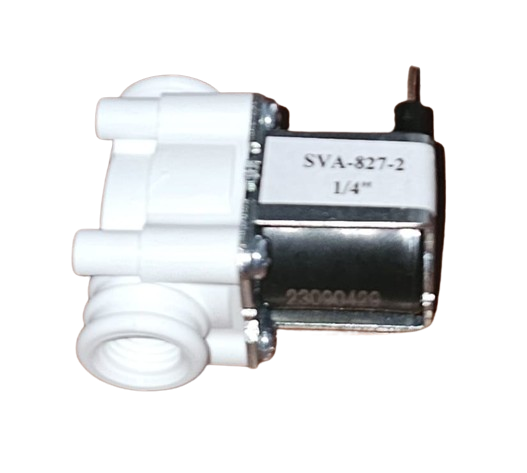 Válvula Solenoide Blanca Rosca Hembra 1/4