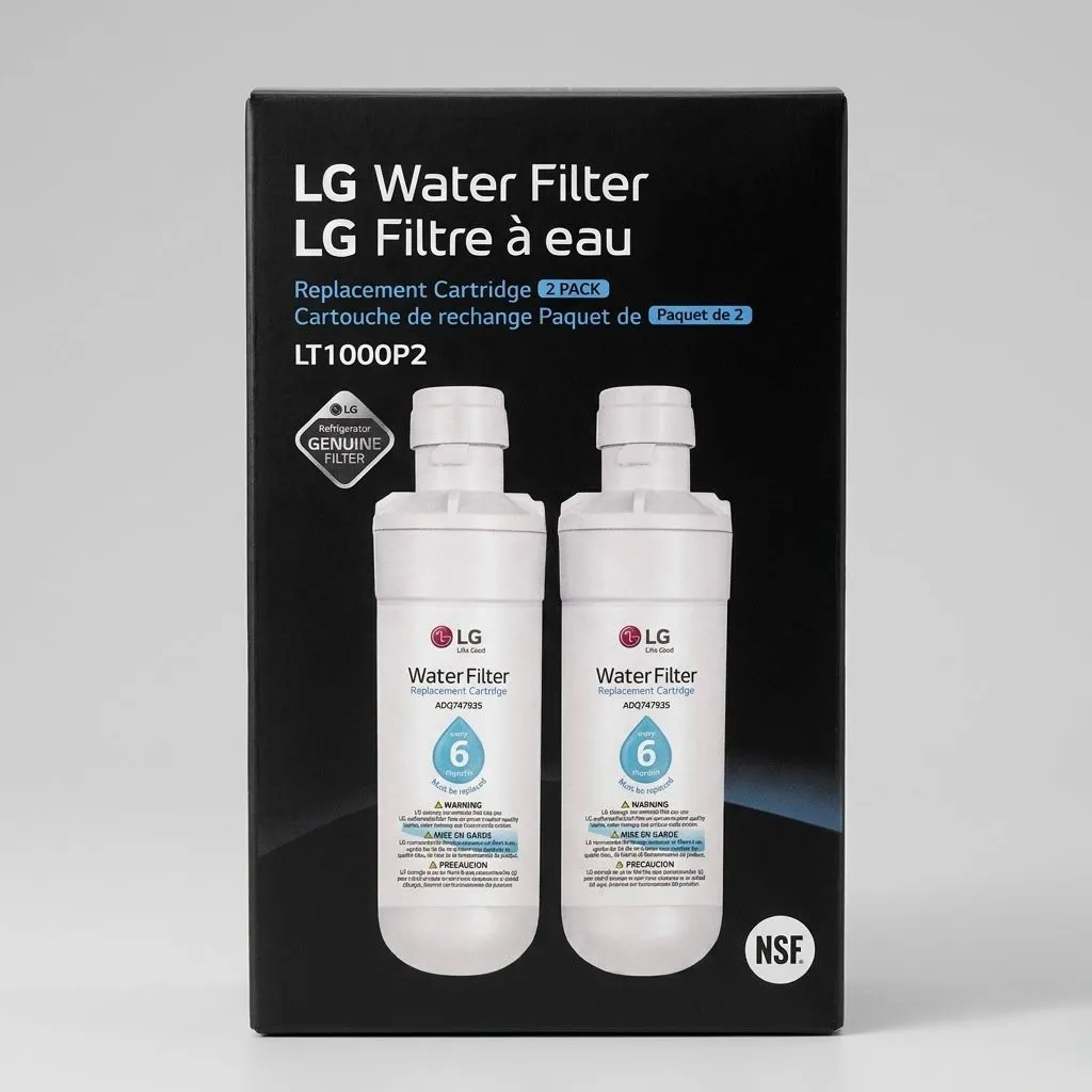 Filtro Nevera LG LT1000P / ADQ747935 - Pack de 2